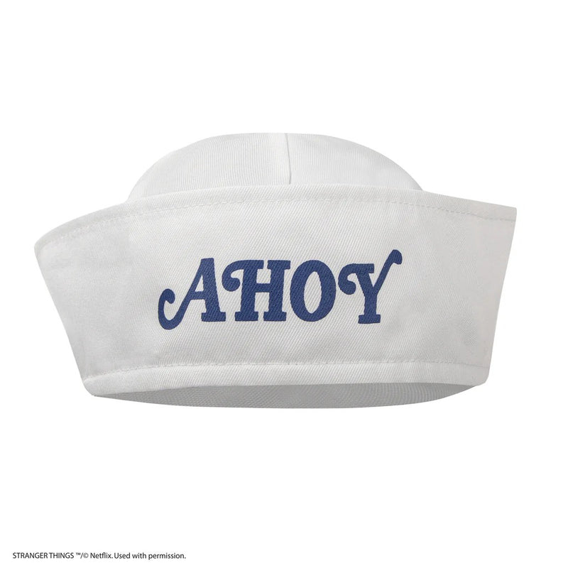 Stranger Things Scoops Ahoy Ice Cream Bowl with Sailor Hat, in display