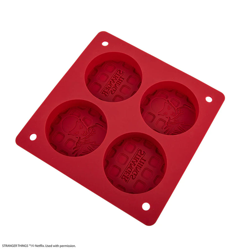 Stranger Things Eleven Waffle Silicone Mould, side angle