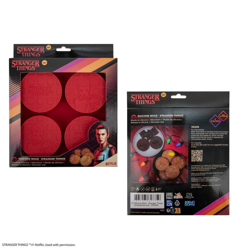 Stranger Things Eleven Waffle Silicone Mould, close-up detail