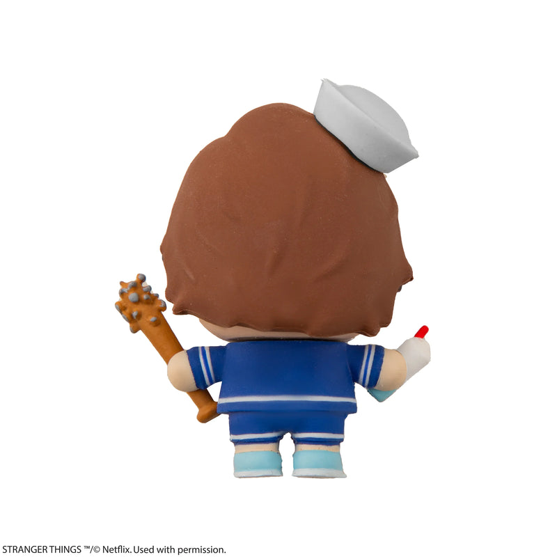 Stranger Things Steve Harrington Scoops Ahoy Gomee Eraser Figurine, rear view