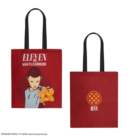 Stranger Things Eleven Wafflegorgon Tote Bag