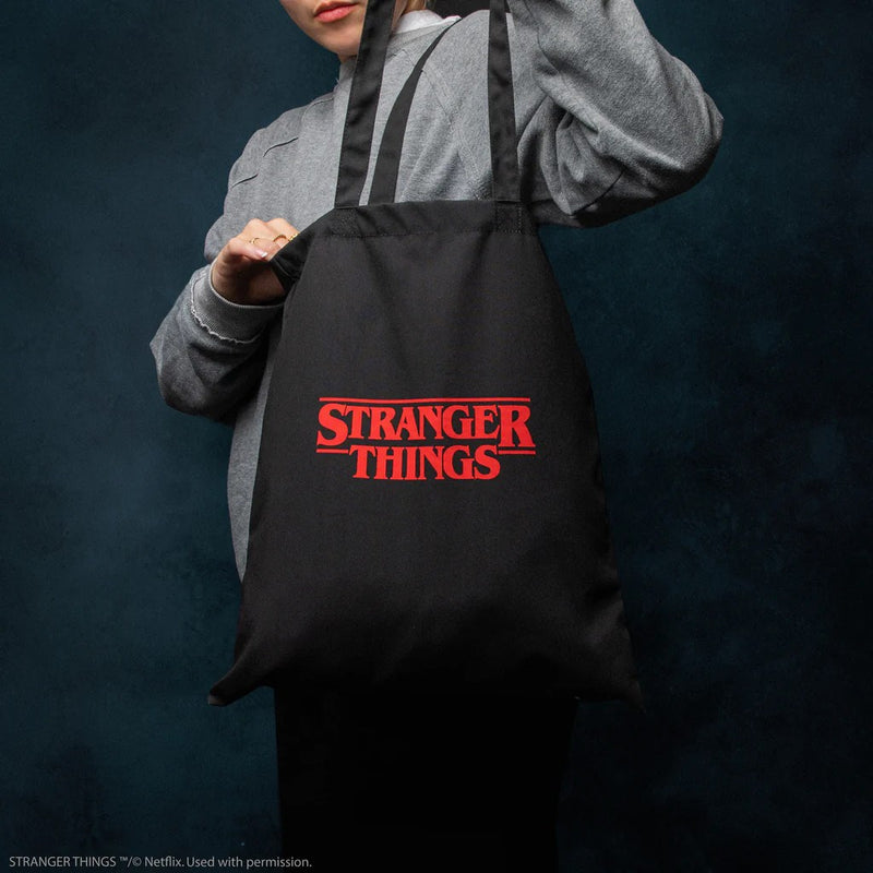 Stranger Things Tote Bag, side angle