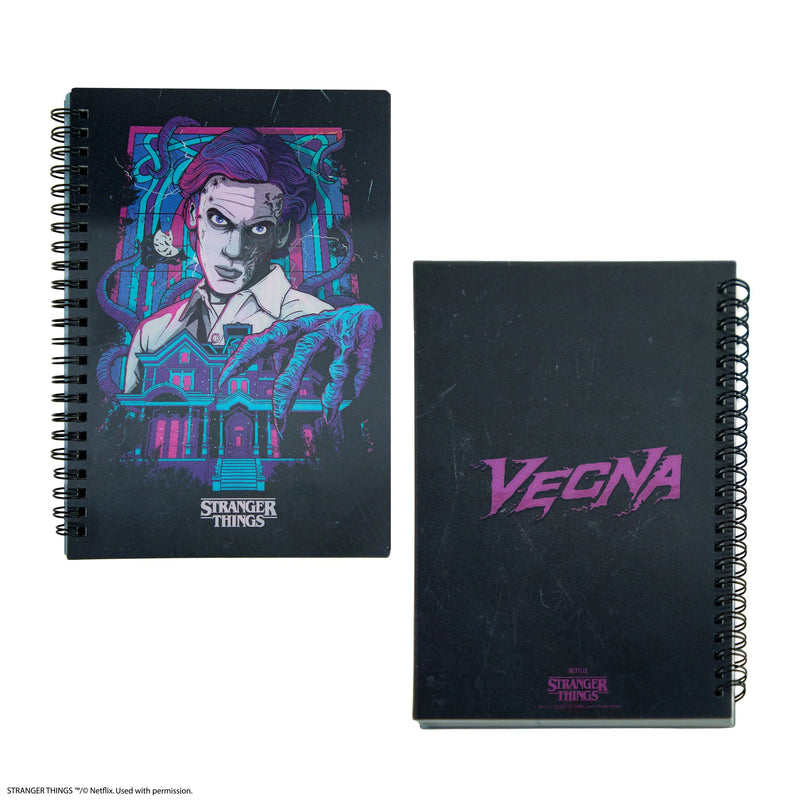 Stranger Things Vecna Lenticular Notebook, close-up detail