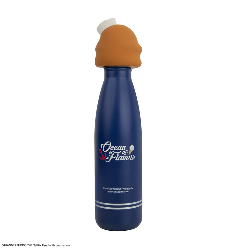 Stranger Things Scoops Ahoy Robin Water Bottle, rear view