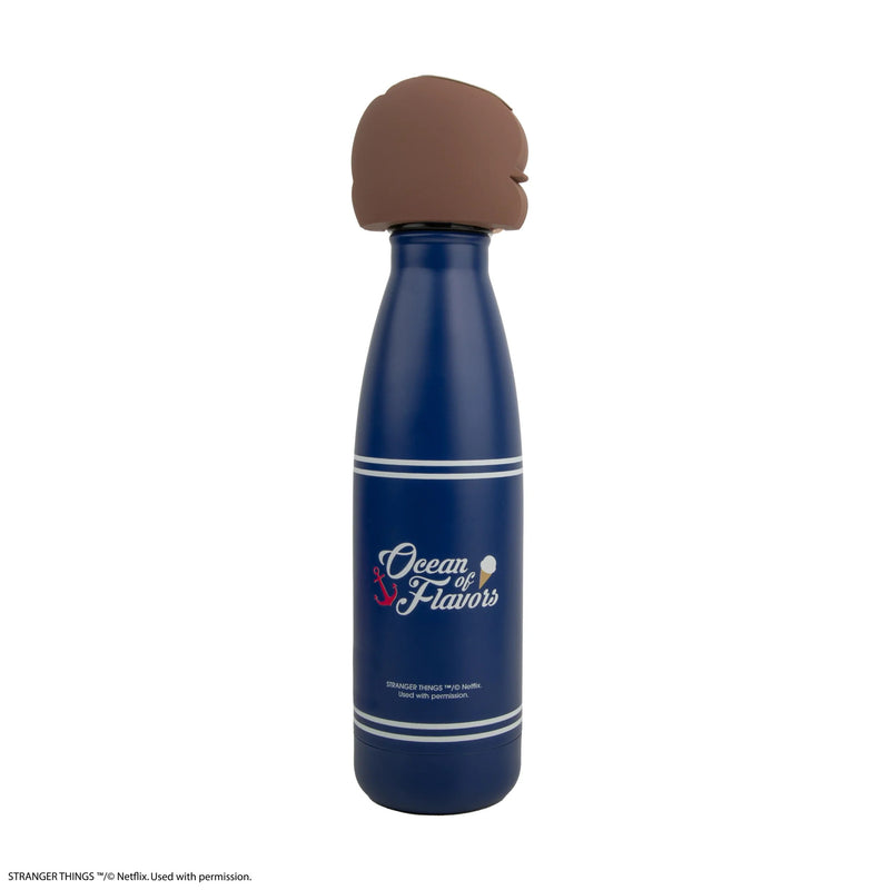 Stranger Things Scoops Ahoy Steve Water Bottle, packaging shot