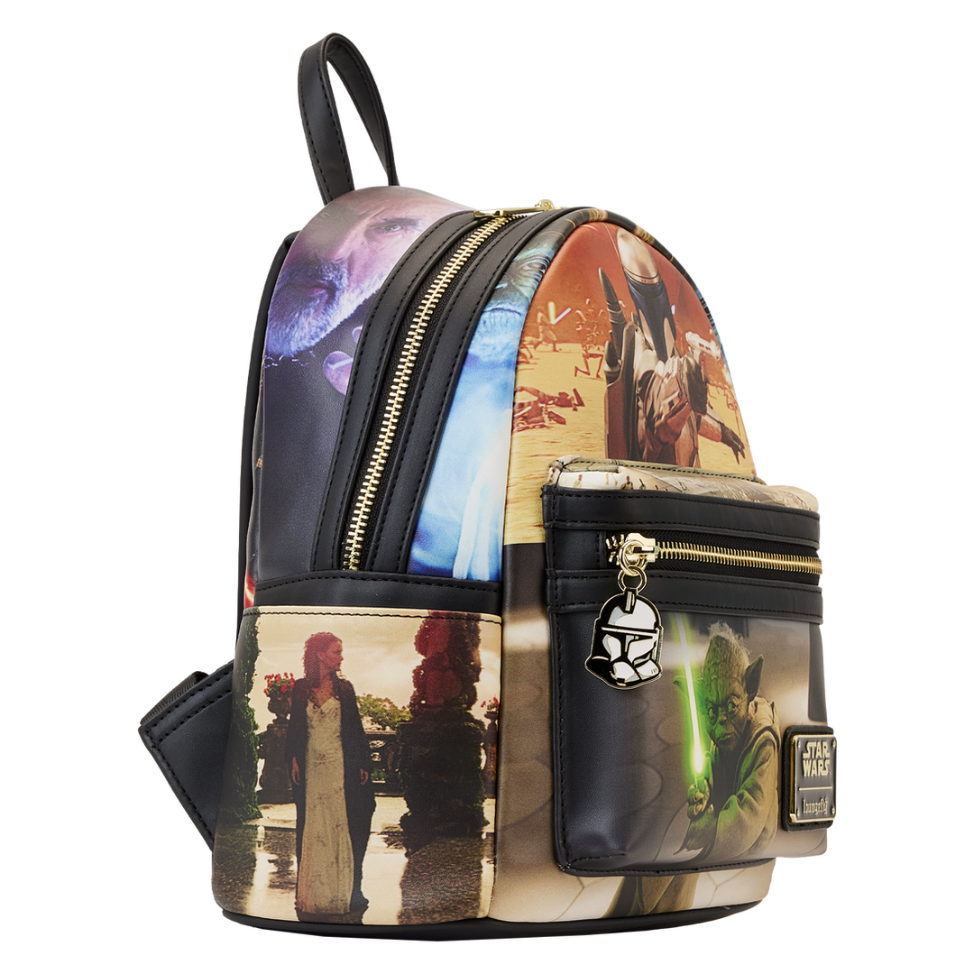 Loungefly Star Wars Episode Two Attack Of The Clones Scene Mini Backpack
