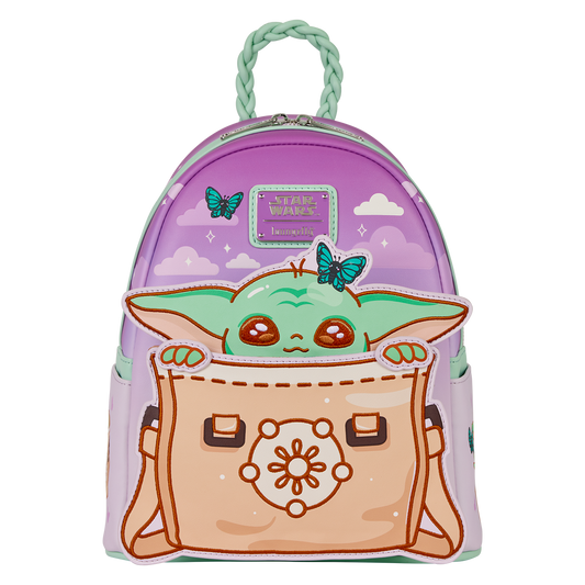 Loungefly - Star Wars The Mandalorian Grogu Butterfly Mini Backpack