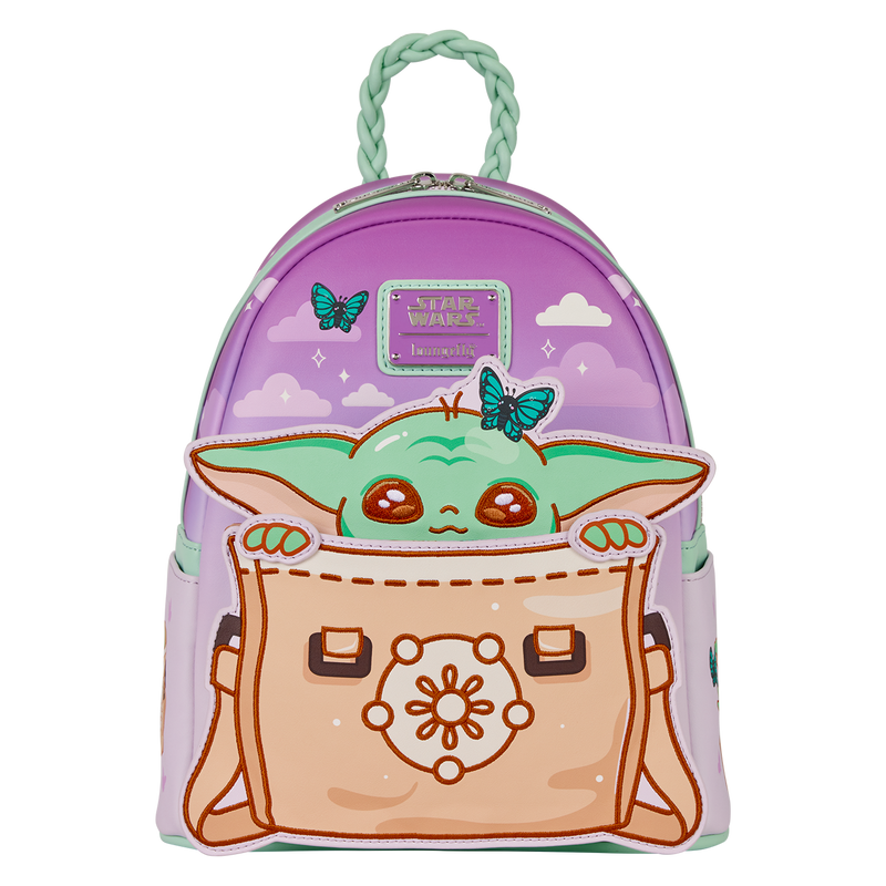 Loungefly - Star Wars The Mandalorian Grogu Butterfly Mini Backpack