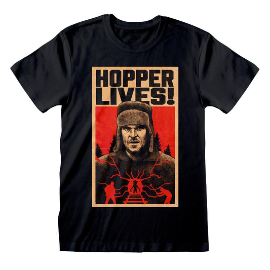 Stranger Things Hopper Lives T-shirt