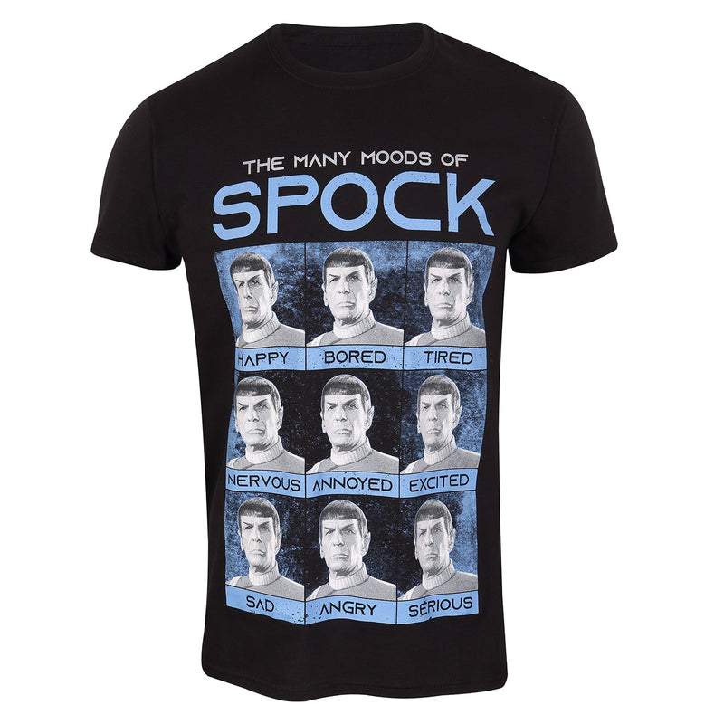 Star Trek Many Moods Of Spock T-Shirt collectible from Heroes Inc Dropship