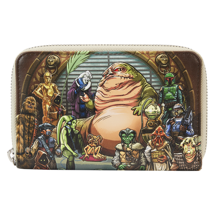 Loungefly Star Wars Return Of The Jedi 40th Anniversary Jabba's Palace Zip Around Wallet