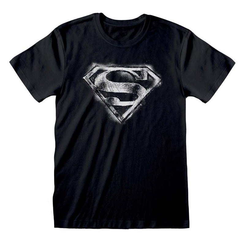 DC Superman Distressed Mono Logo T-Shirt collectible from Heroes Inc Dropship