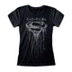 DC Comics Superman Japanese Logo Distressed T-Shirt