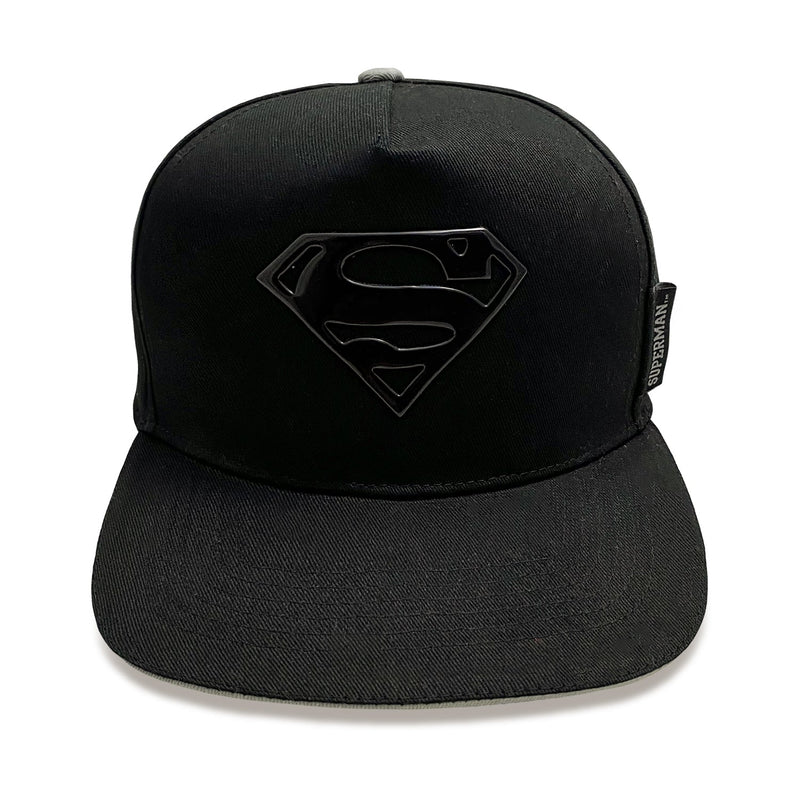 DC Comics Superman Metal Effect Unisex Adults Snapback Cap collectible from Heroes Inc Dropship