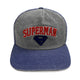 DC Comics Superman Collegiate Text Unisex Adults Baseball Cap