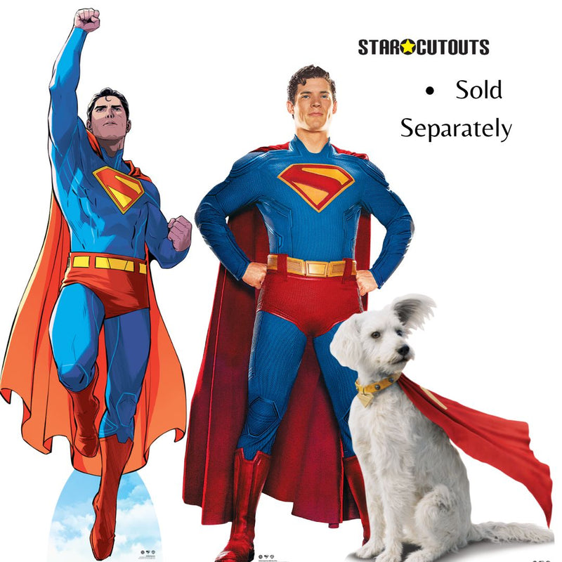 Superman Takes Flight Comic Style Cardboard Cut Out Height 228cm, packaging shot