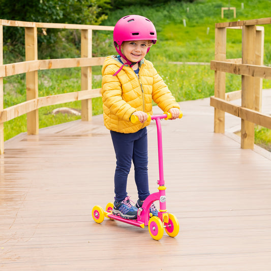 My First Kids Scooter Pink - Converts to 2-Wheel - Image 2