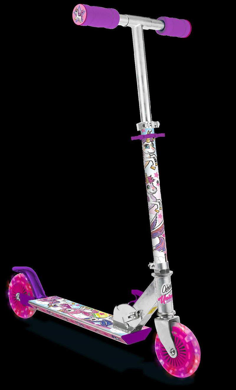 Unicorn Dreamland Kids Scooter with Light Up Wheels - Image 7