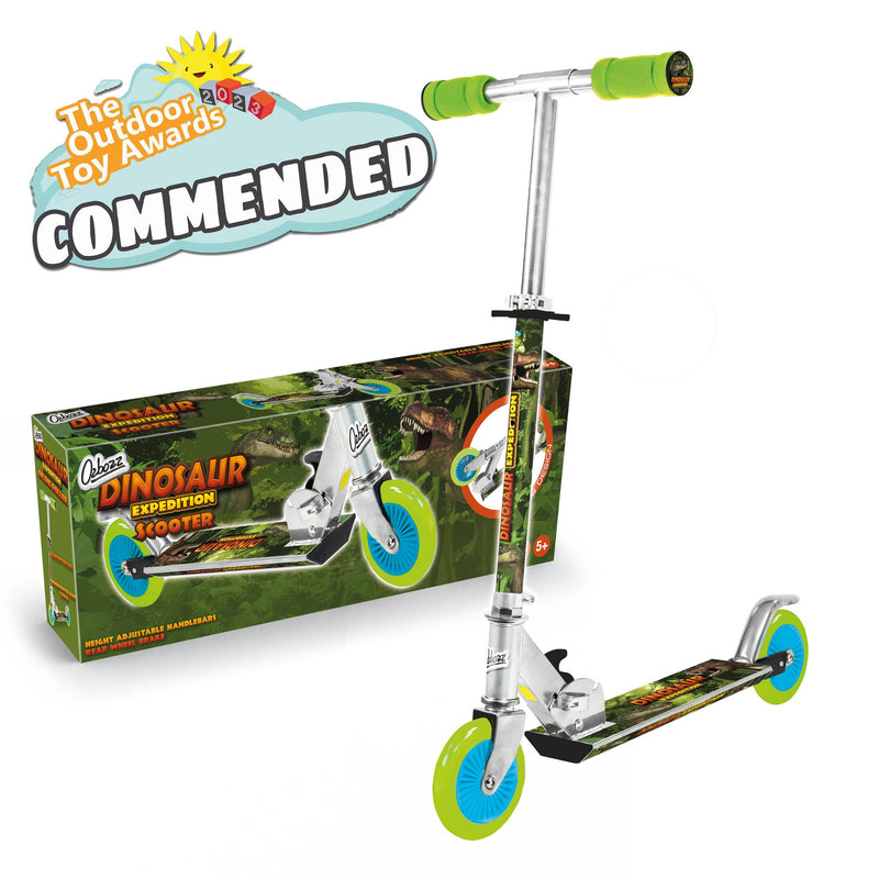 Dinosaur Expedition Kids Folding Inline Scooter