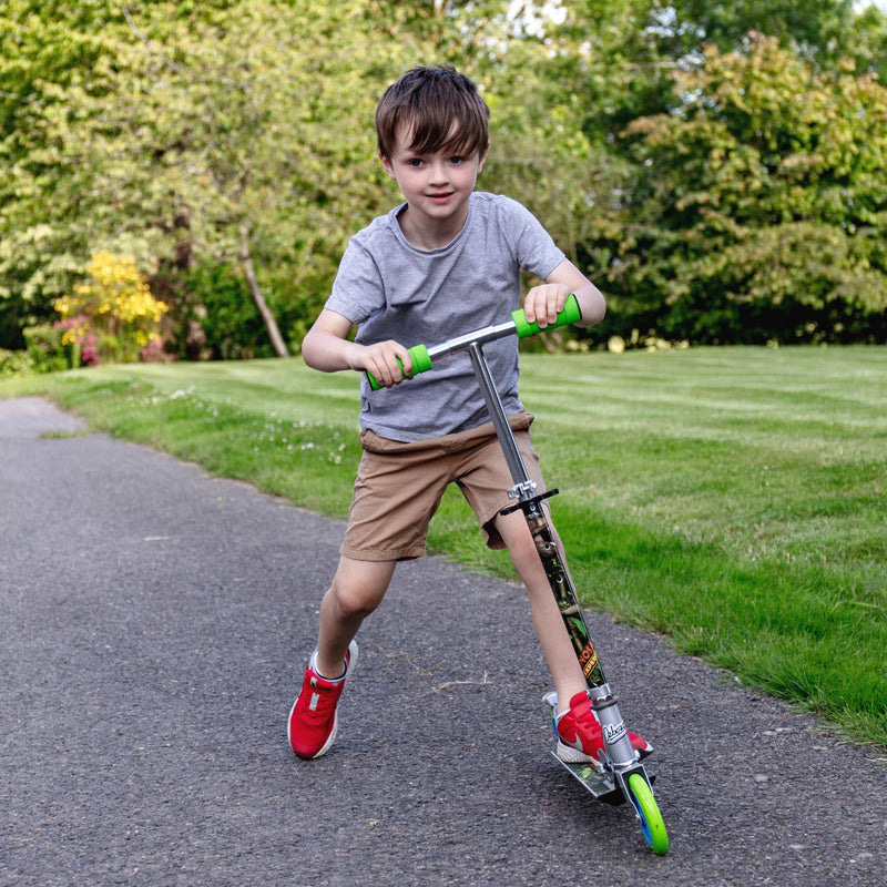 Dinosaur Expedition Kids Folding Inline Scooter - Image 5