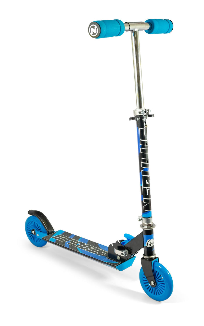 Nebulus Kids Folding Scooter - Black & Blue - Image 5