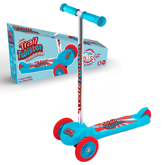 Trail Twist 3-Wheel Kids Scooter - Blue