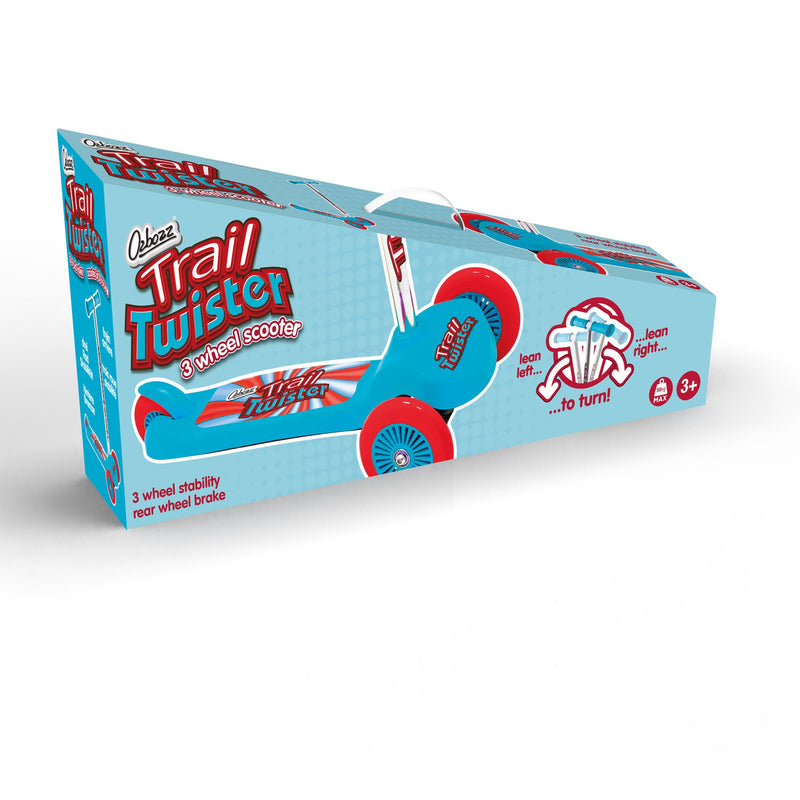 Trail Twist 3-Wheel Kids Scooter - Blue - Image 3