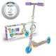 Tie Dye Kids Scooter with Light Up Wheels