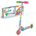 Rainbow Kids Scooter with Light Up Flashing Wheels