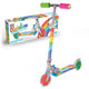Rainbow Kids Scooter with Light Up Flashing Wheels