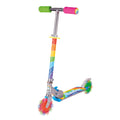 Rainbow Kids Scooter with Light Up Flashing Wheels - Image 2