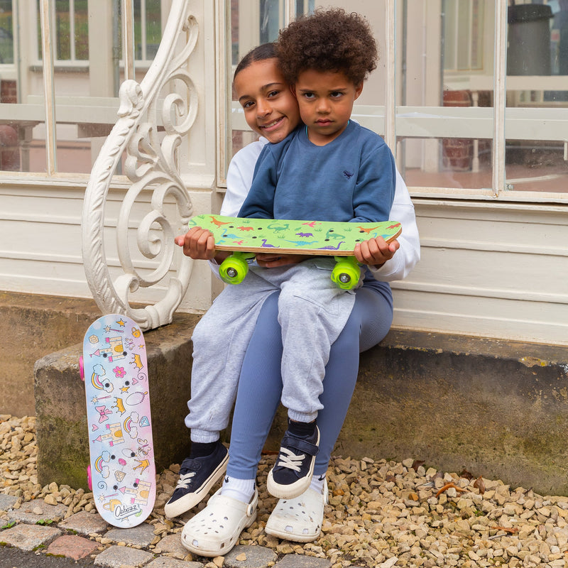 Dinosaur Kids Skateboard with Flashing Wheels 17" - Image 4