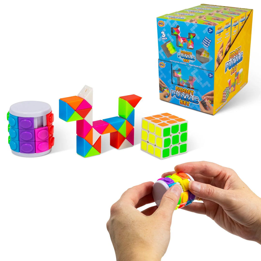 Fidget Puzzle 3-Puzzle Set