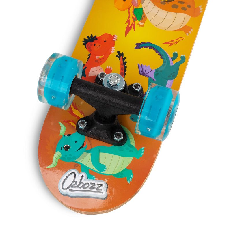 Dragon Kids Skateboard with Flashing Wheels 17" - Image 9