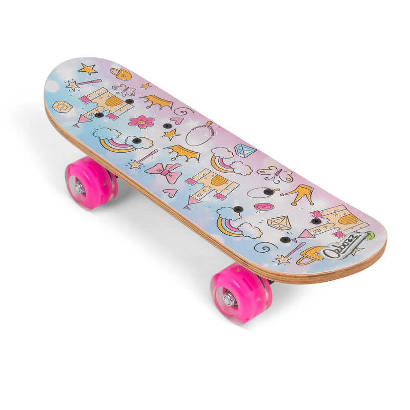 Princess Kids Skateboard with Flashing Wheels 17" - Image 3