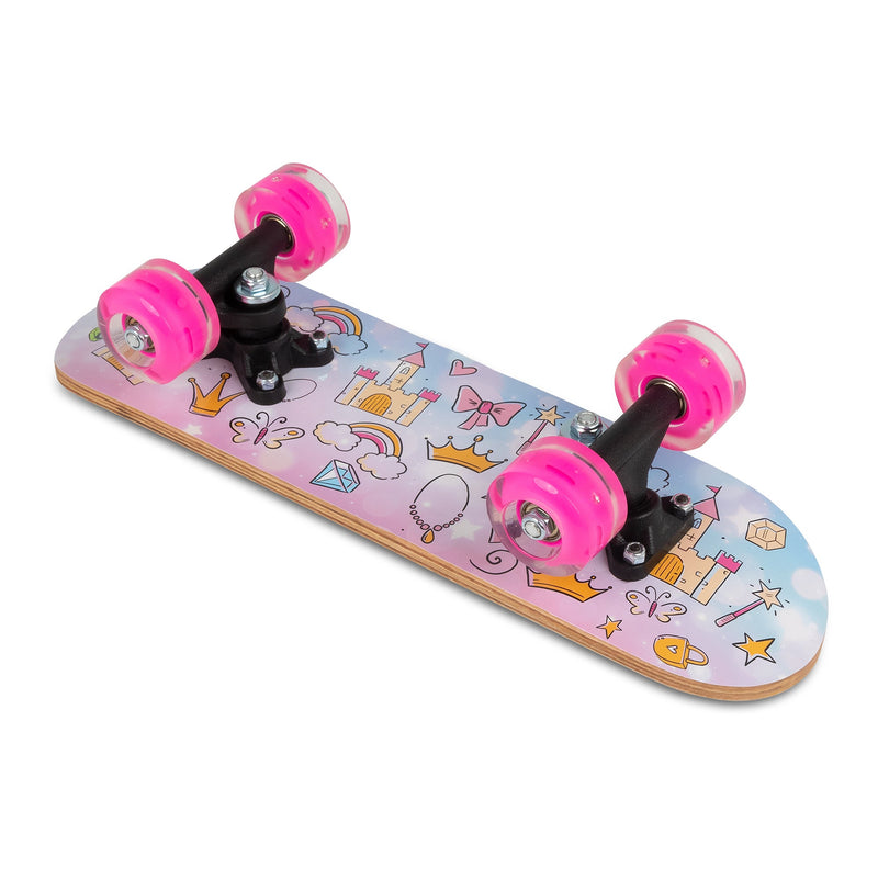 Princess Kids Skateboard with Flashing Wheels 17" - Image 4