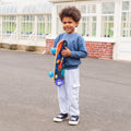 Space Kids Skateboard with Flashing Wheels 17" - Image 3