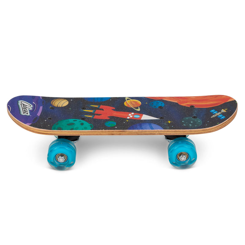 Space Kids Skateboard with Flashing Wheels 17" - Image 9