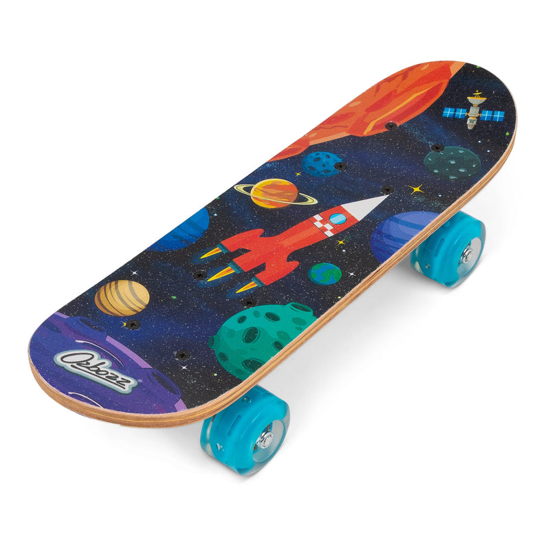 Space Kids Skateboard with Flashing Wheels 17" - Image 10