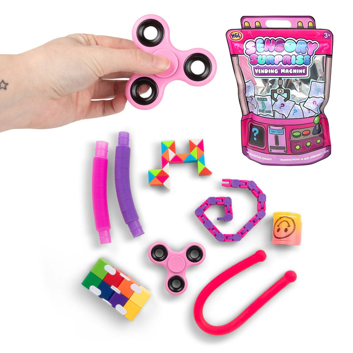 Sensory Surprise Vending Machine Mystery Bag Pink