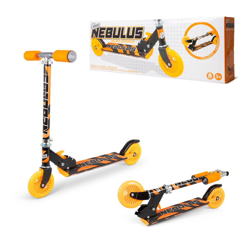 Nebulus Kids Folding Scooter - Neon Orange