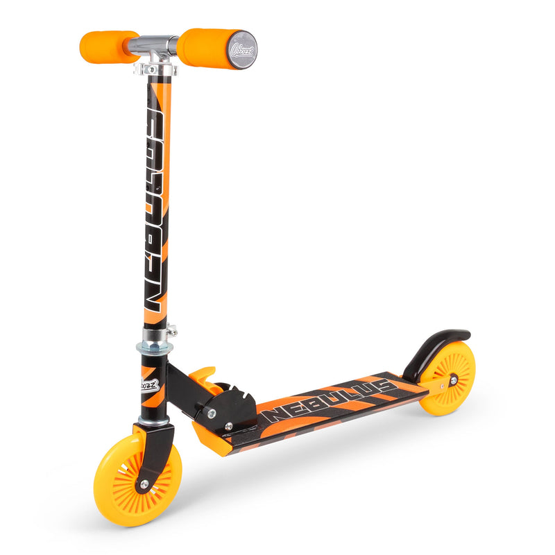 Nebulus Kids Folding Scooter - Neon Orange - Image 2
