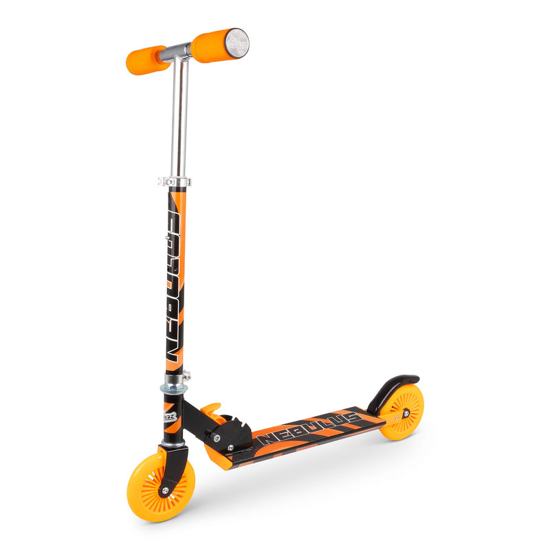 Nebulus Kids Folding Scooter - Neon Orange - Image 4