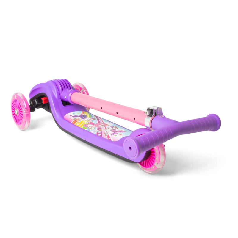 Unicorn Trail Twist Folding Kids Scooter with Light Up Wheels - Image 8