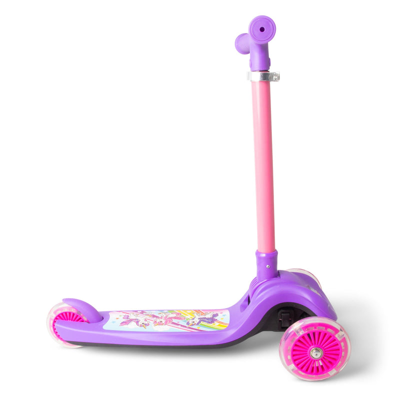 Unicorn Trail Twist Folding Kids Scooter with Light Up Wheels - Image 14
