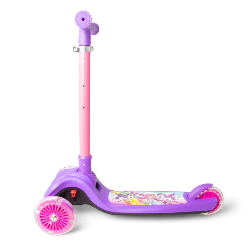 Unicorn Trail Twist Folding Kids Scooter with Light Up Wheels - Image 15