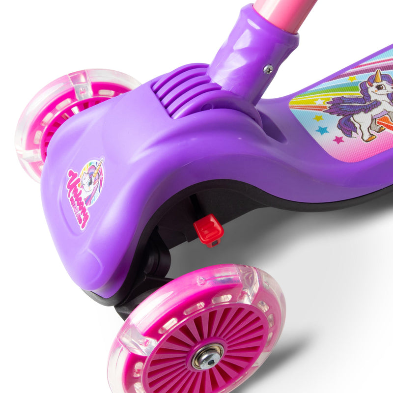 Unicorn Trail Twist Folding Kids Scooter with Light Up Wheels - Image 23