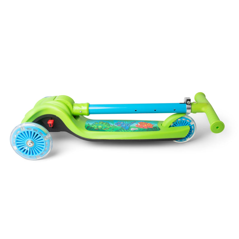 Dinosaur Trail Twist Folding Kids Scooter with Light Up Wheels - Image 6