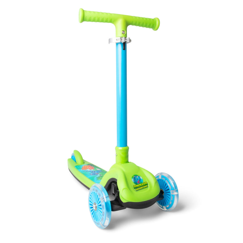 Dinosaur Trail Twist Folding Kids Scooter with Light Up Wheels - Image 12