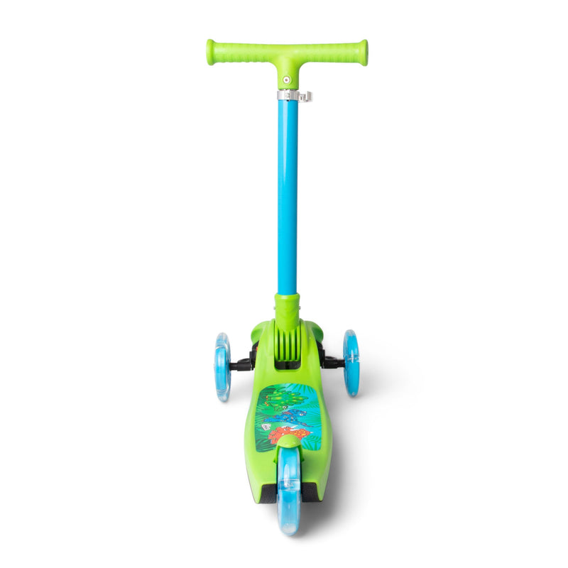 Dinosaur Trail Twist Folding Kids Scooter with Light Up Wheels - Image 16